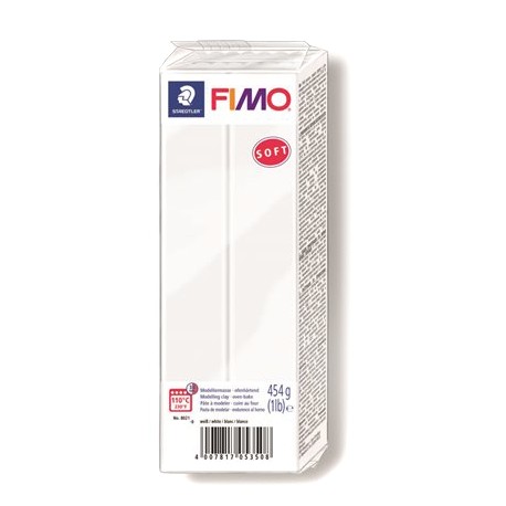 Fimo Soft Arcilla Polimerica 454g Blanco