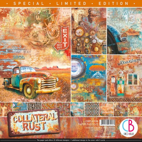 Collateral Rust Limited Edition Paper Pad 12"x12"