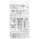 Clear Stamp Set 4"x6" Tickets II