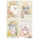 Rice Paper A4 Flower shop cards