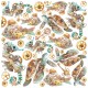 Vellum Coral Reef  Fussy Cut 6"x6" 6/Pkg