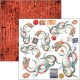 Land of the Rising Sun  Fussy Cut Pad 6"x6" 24/Pkg