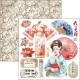 Land of the Rising Sun  Fussy Cut Pad 6"x6" 24/Pkg