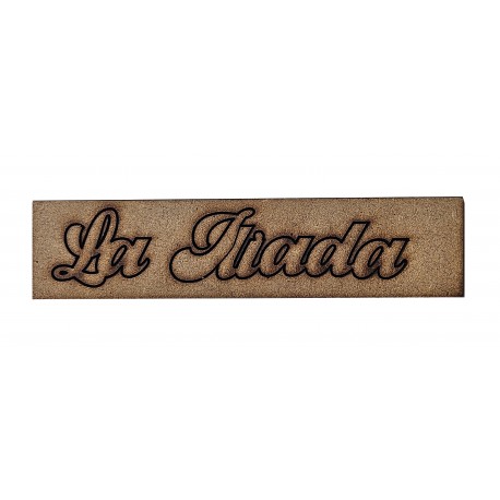 Letras DM "La iliada" 11,5 x 2,5 cm