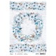 Rice Paper A4 Winter Wreath