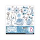 Elegance of Blue  Fussy Cut Pad 6"x6" 24/Pkg