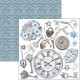 Elegance of Blue  Fussy Cut Pad 6"x6" 24/Pkg