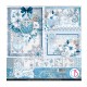 Elegance of Blue  Pad 8"x8" 12/Pkg