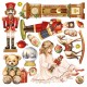 Vellum The Nutcracker  Fussy Cut 6"x6" 6/Pkg