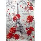 Deluxe Paris Je t’aimer Paper Silver A4 5/Pkg