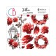 Vellum Paris Je t’aime Fussy Cut 6"x6" 6/Pkg