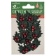 Little Birdie 10 pc Holly Berries Green & Red