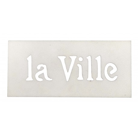 Mini stencil "LA VILLE" 6.5x3cm