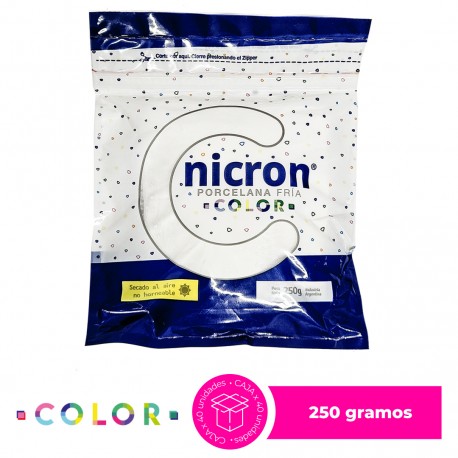 Oferta NICRON COLOR blanco 250 gr x 40 uds