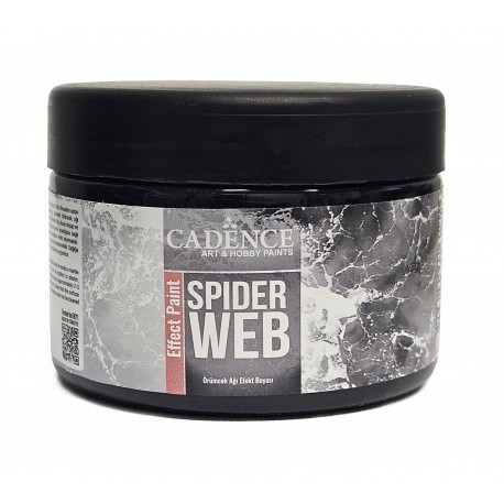 SPIDER WEB EFFECT PAINT BLACK 50ml