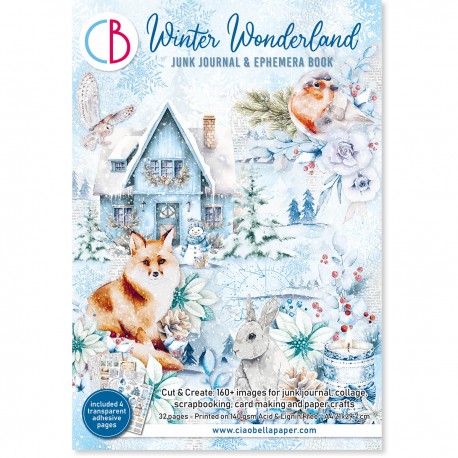 Winter Wonderland Junk Journal  Ephemera Book A4 3