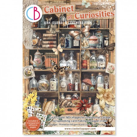 Cabinet of Curiosities Junk Journal  Ephemera Book