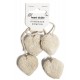 HEART DOBLE pompon 2pcs