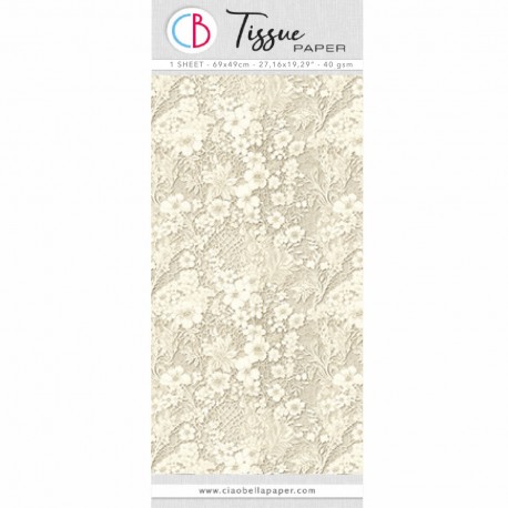 Tissue Paper cm69x49 27,66"x19,29”Antique Linen La