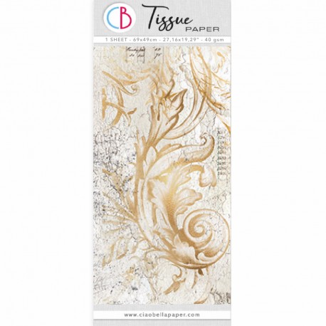 Tissue Paper cm69x49 27,66"x19,29”Golden Age