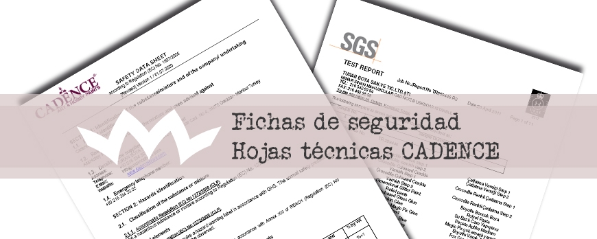 Hojas de seguridad CADENCE